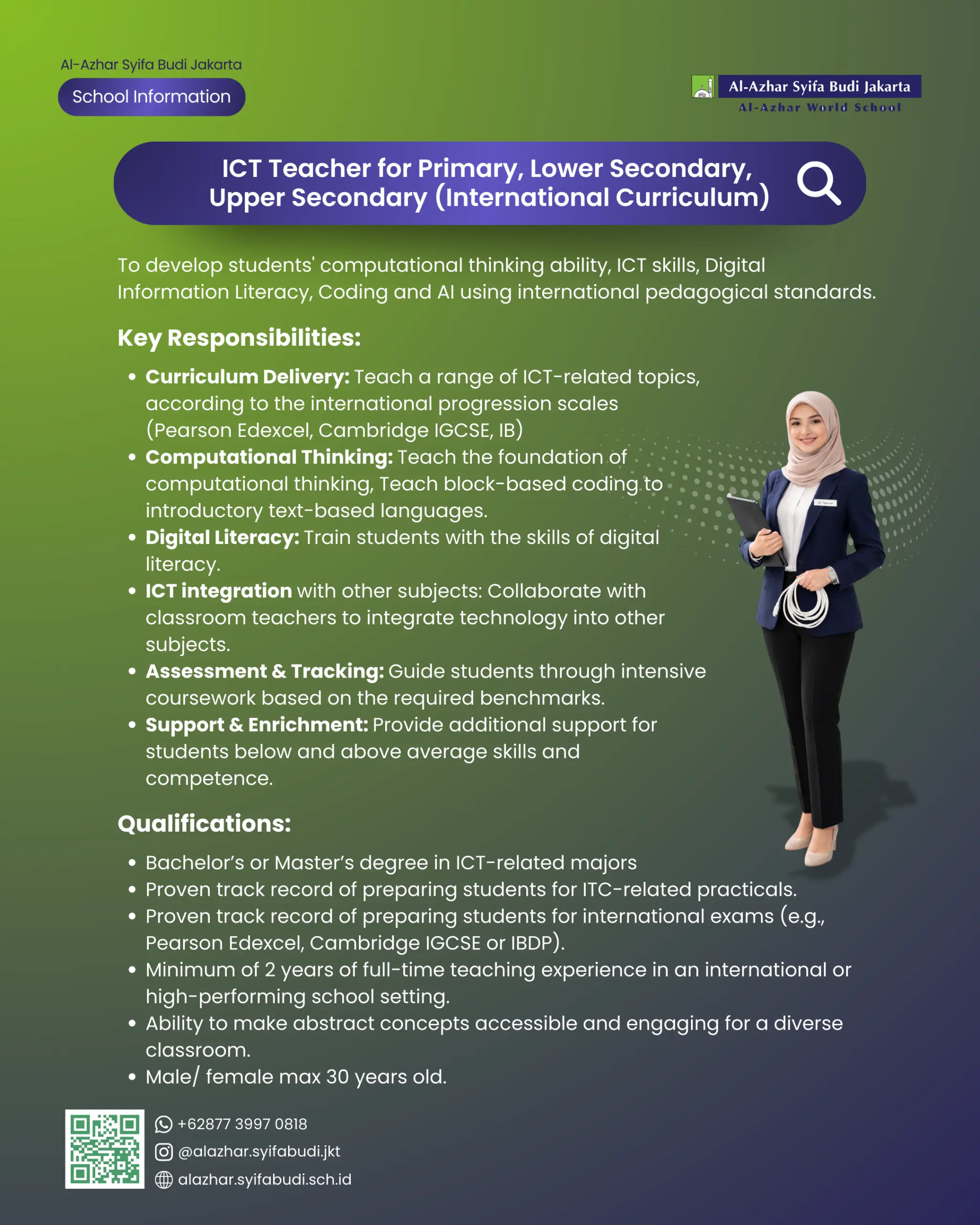 ICT Teacher